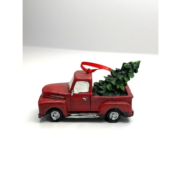 Hobby Lobby | Holiday | Red Truck With Green Christmas Tree In Bed ...